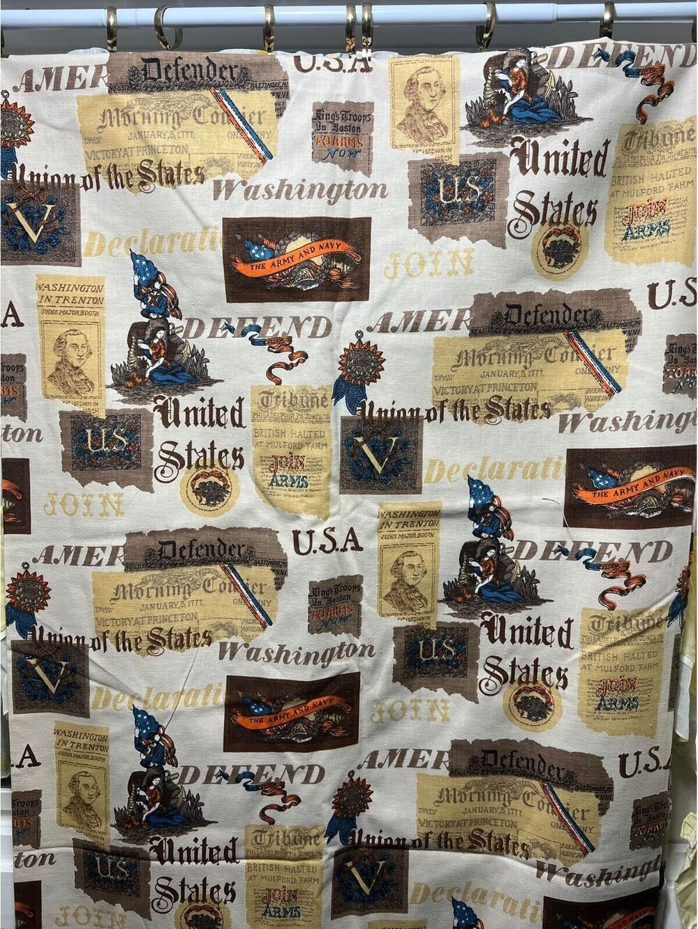 Americana-Revolution Patriotic Movement Vintage Fabric